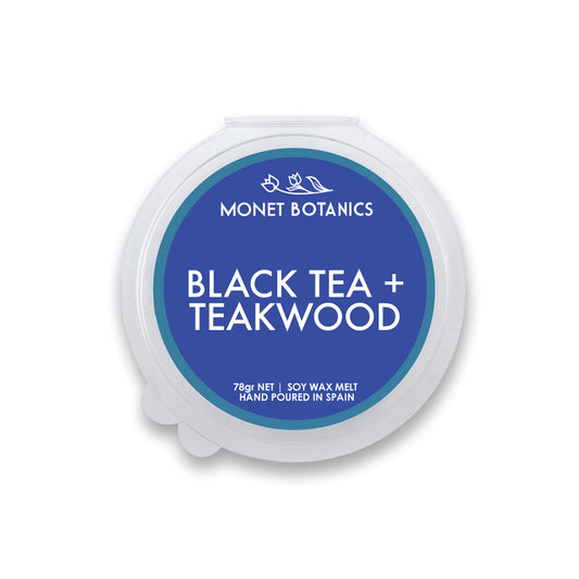 Black tea and teakwood soy wax melt 78gr